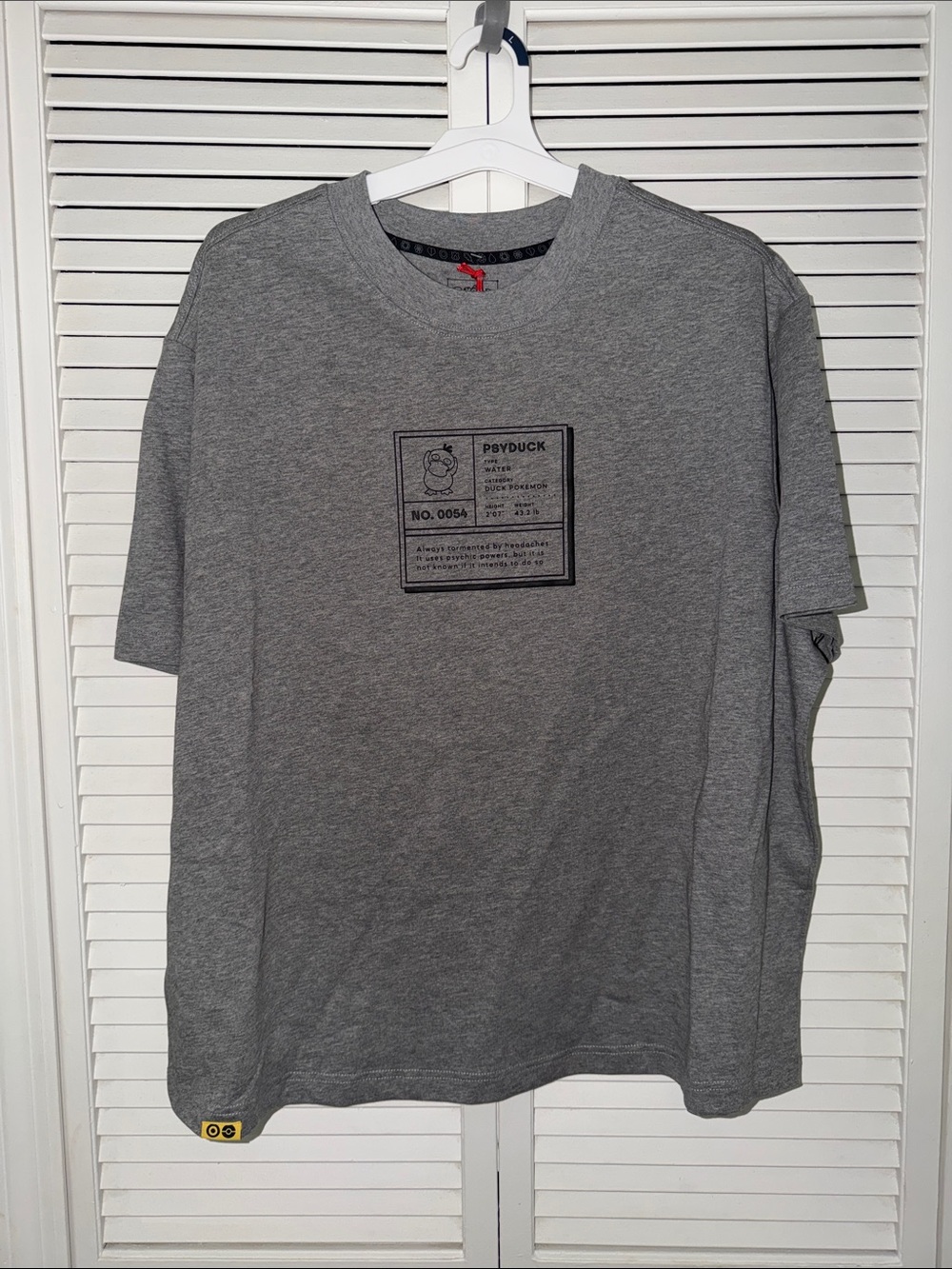 Pokemon X Target 30th Anniversary Adult Trainer Crewneck T-Shirt Unisex- Psyduck